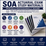 SOA Actuarial Exam Study Manual | Printed/PDF | P FM FAM SRM PA ASTAM ALTAM ATPA