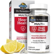 Garden of Life Dr. Formulated Multi+ Heart Health - Fermented Liposomal Multivitamin + Vitamin K2 MK