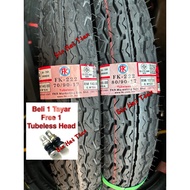 FKR FK222 Tubeless 70/90-17 80/90-17 Tayar Tyre Bunga TT100 Ready Stock