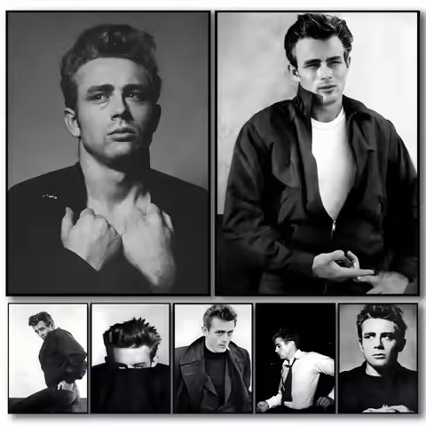 Celebrity James Dean Poster High-definition poster stickers, suitable for bedroom, living room, home