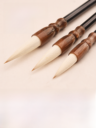 Yutang Calligraphy Brush Set Wolf And Sheep Hair Brushes Traditional Chinese Painting Supplies Ideal