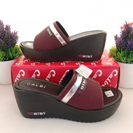 99shoes calbi maroon[BISA COD]promo/sale sandal Calbi sandal terbaru! Calbi hells tinggi 7cm anti sl