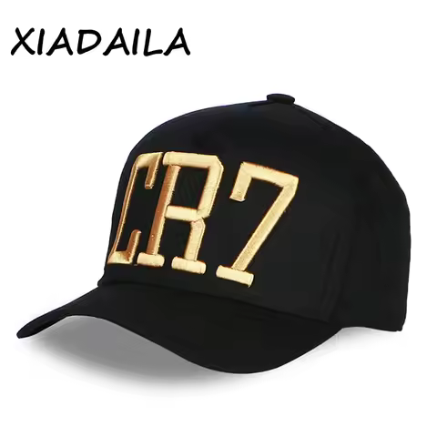 Cristiano Ronaldo CR7 baseball cap cotton adjustable 3D embroidery bone CR7 snapback hat men women c