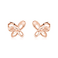SK Jewellery Aflutter 14K Rose Gold Loca Earrings