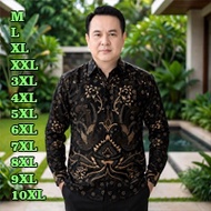 KEMEJA Eternal men's batik shirt, batik shirt, men's long-sleeved shirt BIG Size ML XL XXL 3XL 4XL 5
