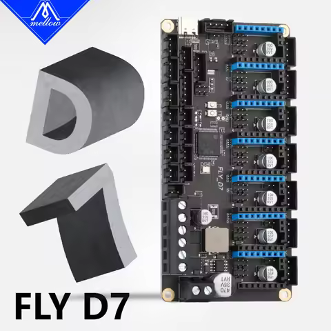 Mellow FLY D7 V1.0 Board 7 Axis 32Bit Klipper Firmware TMC2209 UART 3D Printer Parts For Ender 3/5 V