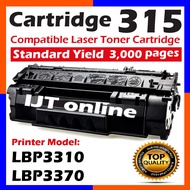 Compatible Canon CRG Cartridge 315 CRG315 Canon315 Cart 315 LBP3310 LBP3370 LBP 3310 3370 LBP-3310 L