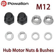 M12/ M14/ M16 Electric Bicycle Hub Motor Nuts Screw For E-bike Motor Bushes