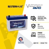 [Installation Provided] Bateri Kereta 125D31L 125D31R | Voltec EVO | Car Battery NX120-7L BateriHub