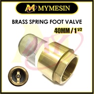MY Brass Spring Foot Valve 1-1/2” (40MM)