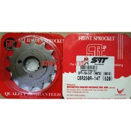 (Custom Made) (Buatan Khas)STT SPOKET - CBR250R / CB250R / CRF250L (HONDA) / 250NK (KTNS)【SF7-19-】
