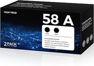 58A CF258A Toner Cartridge Black Compatible for HP 58A CF258A 58X CF258X High Yield Toner Cartridge 