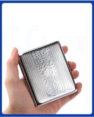 KOTAK ROKOK BAHAN METAL TEBAL MUAT 18 BATANG KHUSUS KRETEK 8MM 234 DENGAN PENJEPIT