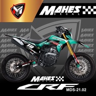 Decal Sticker Motorcycle Cross CRF 150L Fullbody - Dekal Sticker CRF 150L Petronas MDS 21-02 Sticker