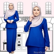 BAJU KURUNG KEDAH KLASIK LIMAU BAJU KURUNG PLUSSIZE BRIDESMAID ROYAL BLUE BABY PINK MISTY ROSE BLACK DUSTY GREEN RED