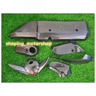 Yamaha Xmax 250 XMAX 300 Carbon Parts Exhaust Cover Engine Cover