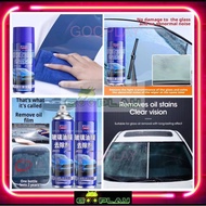 (Spray) Car Glass Windshield Oil Film Remover Spray Strong Decontamination Cuci Minyak Cermin besar kereta 玻璃油膜清洁剂 280ml