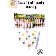 [Racunlegend]  Sour Powder With Straw Candy 90's