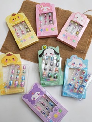 Kuku Palsu Murah Anak Set 12pc - KUKU PALSU Remaja Dewasa free lem - NAIL ARTS KUKU PALSU SANRIO