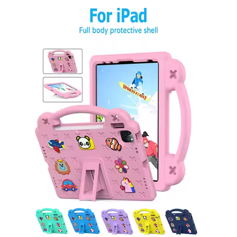 EVA Kids Safe Case For IPad Pro M4 M5 Air M3 M2 13 11 Pro 12.9 11 Air 5 4 10.9 For IPad 7 8 9 10.2in