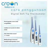 Crown Digital Thermometer | Baby Body Temperature Measuring Thermometer | Children's Temperature The