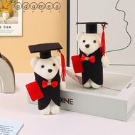 ADAMES Graduation Bear Doll, Graduation Season Graduation Ceremony Bachelor Bear Plush Toy, Cute Celebrate Party Congratulation Commemorative Doctor Cap Bear Toy Kids