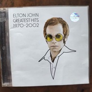 Music CD ELTON JOHN GREATEST HITS 1970-2002Original, 2 Pieces