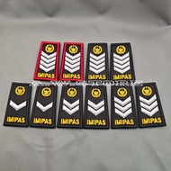 IMIPAS PDH RANK FULL PREMIUM EMBROIDERED FABRIC. PDH IMIPAS CLOTH GROUP 2A 2B 2C 2D