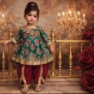 ALIYAH SERIES KIDS PUNJABI SUIT WITH DHOTI PANTS
