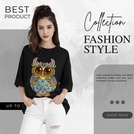 Owl Gdut Women's T-shirt ML XL XXL Latest Trendy Women's T-shirt