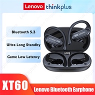 Lenovo XT60 TWS Bluetooth 5.3หูฟังมีไมค์หูฟังไร้สายปุ่มควบคุมลดเสียงรบกวนหูฟังเฮดเซ็ตกันน้ำ Vsmk