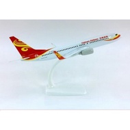 Static model aircraft B737- 800 Hainam airlines 20cm