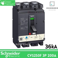 MCCB 3P 200A 3 PHASE 200 AMPERE SCHNEIDER CVS250F LV525332 - ColtonShop7