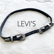 Levi's Levis Vintage 復古西部皮帶 雙扣腰帶