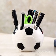 Stationery Storage Creative Multifunctional Office Round Football Pen Holder Storage Box Dormitory D