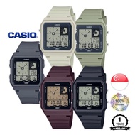 Casio LED Digital Analog World time Unisex new army style LF-20 [SG seller]