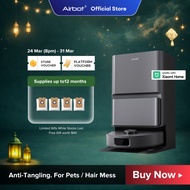 Airbot L50 Master | Robot Vacuum 23,000Pa | AntiTangle | Hot Wash | Self Maintain Dock Smart Robotic