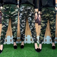 IMPORTED ARMY JOGGER PANTS ARMY MOTIF JOGGER PANTS