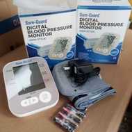 blood pressure digital monitor ❁Digital Blood Pressure Monitor with adaptor ( Sure-guard )◈