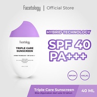 [Seller Resmi] Facetology Triple Care Sunscreen Facetology Triple Care Sunscreen SUNSCREEN FACETOLOG