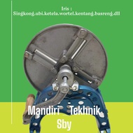 alat rajang singkong/kentang manual hasi gelombang ala citato