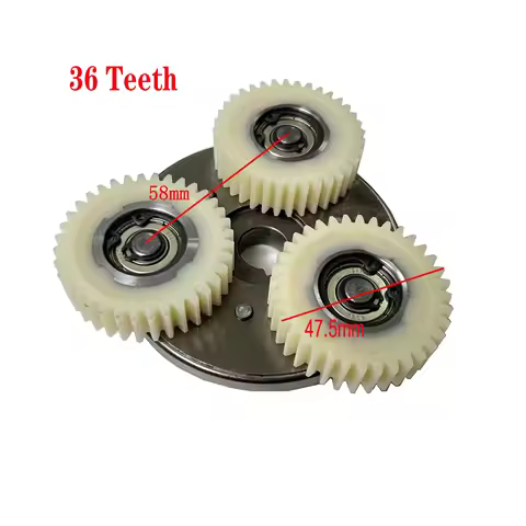 36 Teeth 47.5x13.3mm Nylon Gear with 88mm Clutch For Bafang FAT HUB motor RM G060.750, G062.1000 and