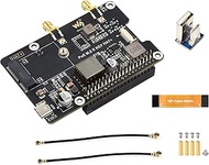 Pi5 PCIe to M.2 E Key Adapter with PoE Function Compatible with Raspberry Pi 5, Support 2230 Size NG