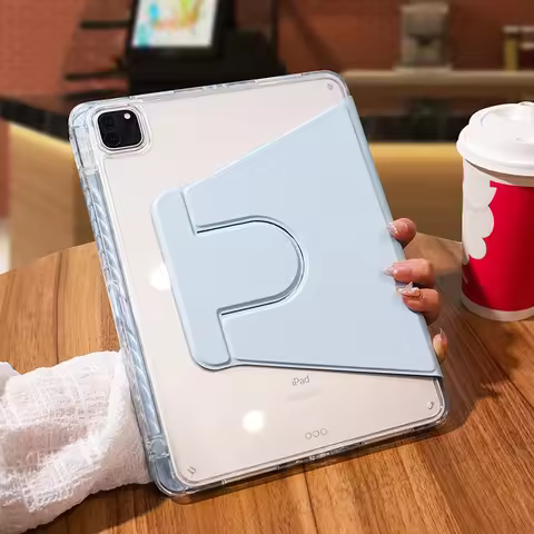 Pencil Holder Case for iPad Pro 11 2024 iPad A16 11th 10th 10.2 9th 8th Generation Cover for 2025 iP