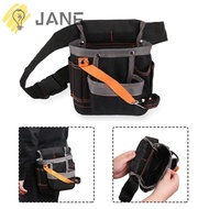 JANE with 8 Pockets Waterproof Waist Pack Adjustable Belt Instrument Pouch