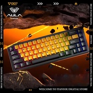 AULA F65 Mechanical Keyboards RGB Easy-swap Bluetooth Cordless Triple-mode Customized Gaming Keyboar