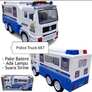 Children's Toys Police CarMobil Truck Police Police Can Walk Music Lights 687