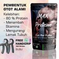 MAX PROTEINE ( COD TERLARIS ) Pembentuk Otot Pria 10 hari, Obat Herbal Untuk Penambah Masa Otot, Sup
