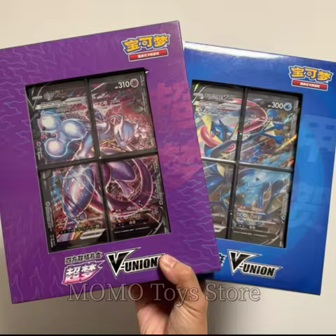 Hot Sale Pokemon Trading Ptcg Card Traditional Chinese Chinese V-Union Holder S7 Booster Pack Mewtwo