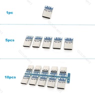 Usb-c 3.1 Type C female Connector 4 Pin Test Adapter Connector Socket For Data Line Wire Cable Trans